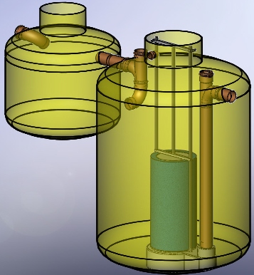 PPD Grease Traps NS25TE Tanker-Emptied Filtertrap+SediTrap Gallery Image