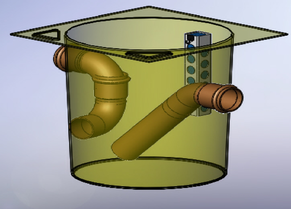 Grease Trap, Underground Biomass Grease Trap by PPD-Ltd Model NS1UGB Gallery Image