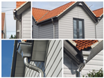 Stainless Large Half Round Guttering. Gallery Thumbnail
