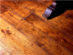 Our aged and polished oak flooring is supplied in three widths, 7", 9" and 11" Gallery Thumbnail