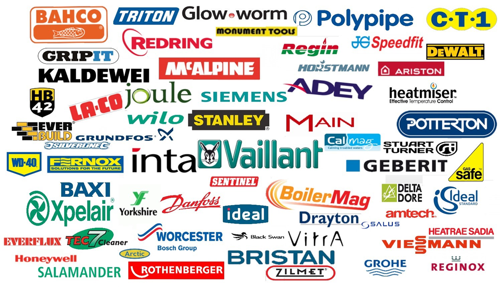 The majority of our Products are from trusted brands such as these. Gallery Image