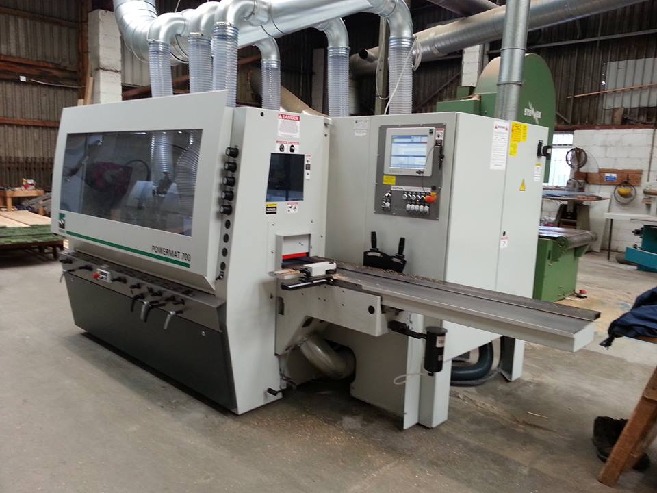 NEW Weing Powermat 700 6 tool changer Planer Moulder delivered to Wenban-Smith.
First of the new generation Powermat 700 Gallery Image