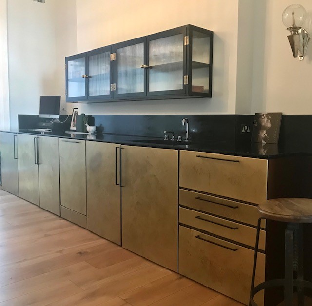 Aged Brass Kitchen Unit doors Gallery Image