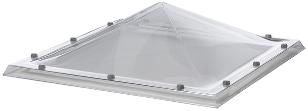 Polycarbonate pyramid rooflight skylight Gallery Image