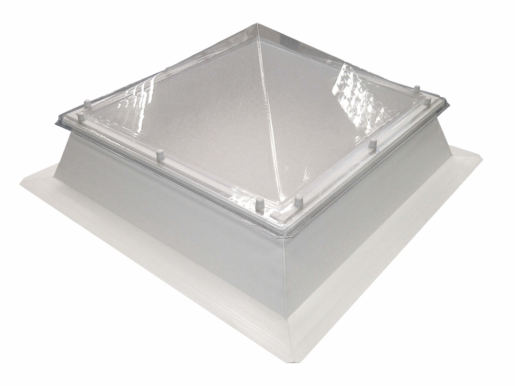 polycarbonate pyramid with PVC upstand rooflight skylight Coxdome Gallery Image