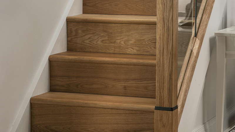 Oak Engineered Stair Klad Wood Cladding Gallery Image