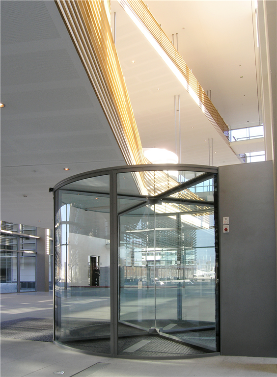 Automated revolving door entrance Gallery Image