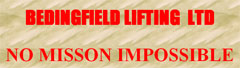 Bedingfield Lifting Limited Crane Depot