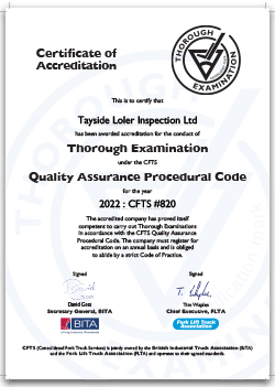 Tayside Loler Inspection Ltd Image